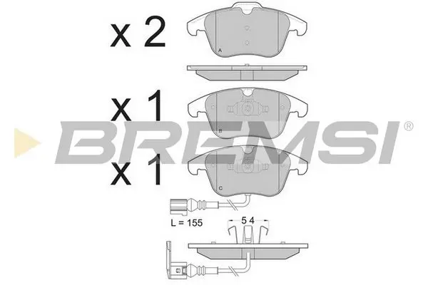 [(16593, 'FRONT BRAKE PAD - (BP3394CE, 5N0698151 , 5N0698151C , 5ND698151A , 5N0698151B , 7N0698151 , JZW698151S)')]