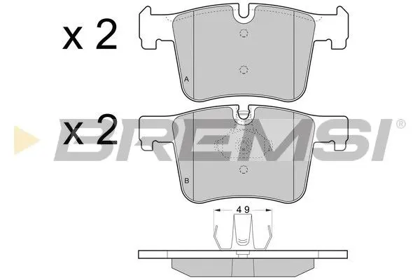 FRONT BRAKE PAD (BP3453)