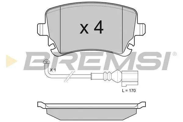 REAR BRAKE PAD (BP3140)