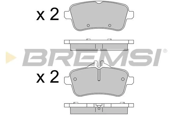 REAR BRAKE PAD (BP3538)