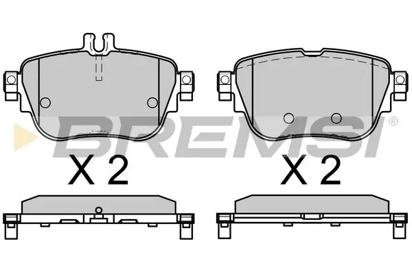 [(40284, 'REAR BRAKE PAD - (BP3758, A0004209700, A0004206100, A0004206000)')]