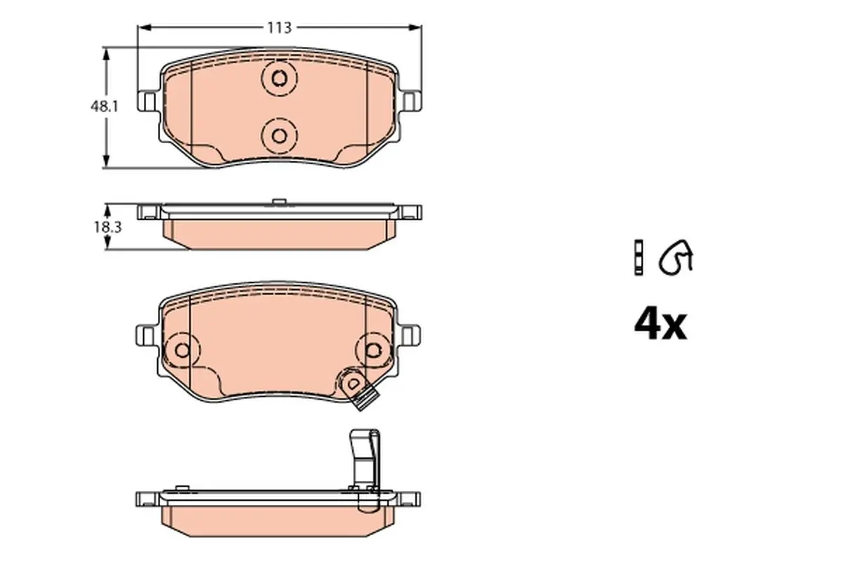 [(40297, 'REAR BRAKE PAD - (GDB2270, 4704230600, A4704230600 , D40605JU0A)')]