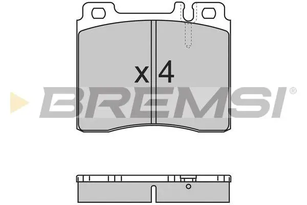FRONT BARKE PAD - BP2657, A0024200420 , A0024201220 , A0024201820 , A0024202620