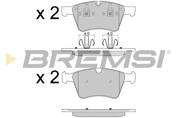 FRONT BRAKE PAD - BP3590, 1644201320, 1644202520, A1644201320, A1644202520