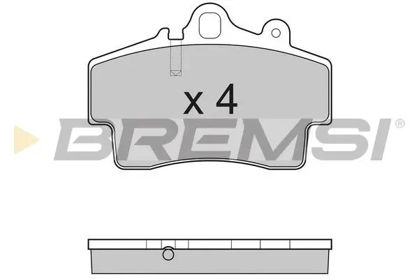 FRONT BRAKE PAD - BP3179, 98635193911, 98635193913, 98635193915, 98735193902, 98735193903, BP3179(BREMSI), 98635193911(PORSCHE), 98635193913(PORSCHE), 98635193915(PORSCHE), 98735193902(PORSCHE), 98735193903(PORSCHE)