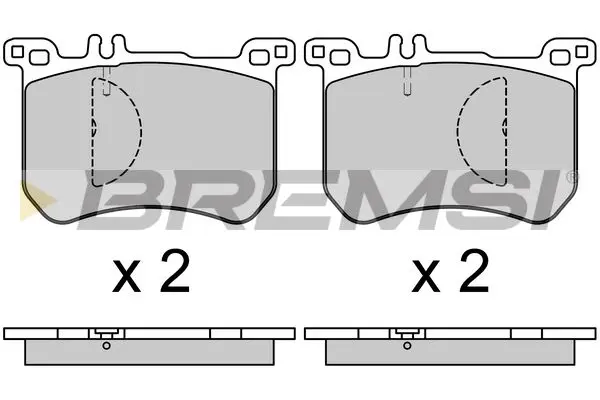 FRONT BRAKE PAD - BP3714, A0064204920 , A0064209720 , A0074203220 , A0074204020 , A0084200120 , A0084203520, BP3714(BREMSI), A0064204920(MERCEDES-BENZ), A0064209720(MERCEDES-BENZ), A0074203220(MERCEDES-BENZ), A0074204020(MERCEDES-BENZ), A0084200120(MERCEDES-BENZ), A0084203520(MERCEDES-BENZ)