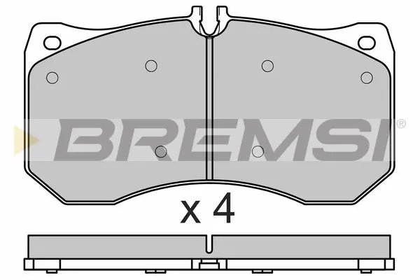 FRONT BRAKE PAD - BP3677, 4H0698151C , 4H0698151P , 8W0698151BF , 8W0698151BF(AUDI), 8W0698151BA