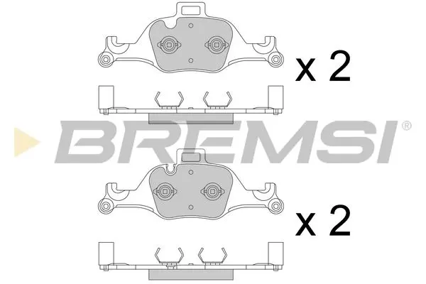 FRONT BRAKE PAD - BP3777, 34106883469, 34106888482, 34106898192, 34106898266, 34116875396, 34116875397, 34116883469, 34116883470, BP3777(BREMSI), 34106883469(BMW), 34106888482(BMW), 34106898192(BMW), 34106898266(BMW), 34116875396(BMW), 34116875397(BMW), 34116883469(BMW), 34116883470(BMW)