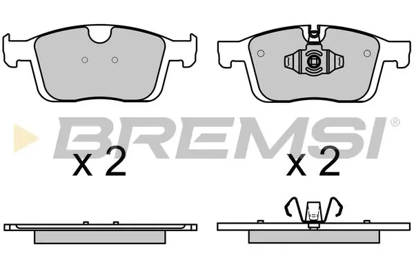 FRONT BRAKE PAD - BP3731, 31445986, 31445985, BP3731(BREMSI), 31445986(VOLVO), 31445985(VOLVO)
