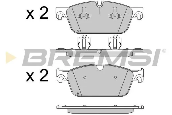FRONT BRAKE PAD - BP3565, A0084200020 , A0074207920 , A0064203620, 0084200020 , 0074207920, 0064203620 , 0074200920, BP3565(BREMSI ), A0084200020(MERCEDES-BENZ), A0074207920(MERCEDES-BENZ), A0064203620(MERCEDES-BENZ), 0084200020(MERCEDES-BENZ), 0074207920(MERCEDES-BENZ), 0064203620(MERCEDES-BENZ), 0074200920(MERCEDES-BENZ)