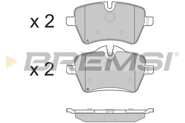 FRONT BRAKE PAD - BP3247 , 34112289146, 34116770251, 34116778320, 34116798469, 34119804735, 34119808705, 34112289147, 34112444444