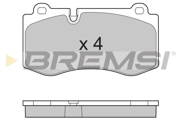 FRONT BRAKE PAD - BP3362, A0054207820 , A0044206220 , A0044208020