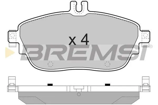 FRONT BRAKE PAD - BP3496, 0004203002 , 0004209104 , 0064204620 , 0064204720 , 0064208520 , 0084200320 , 0084200620 , 0084204620 , A0004203002 , A0004209104 , A0064204620 , A0064204720 , A0064208520 , A0084200320 , A0084200620 , A0084204620 