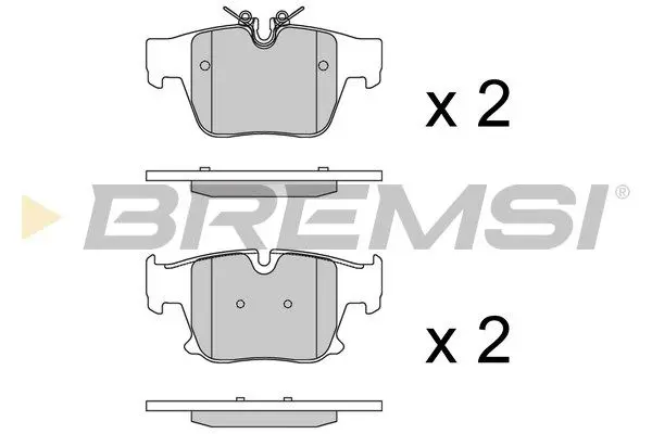 REAR BRAKE PAD - BP4000, 34208842965