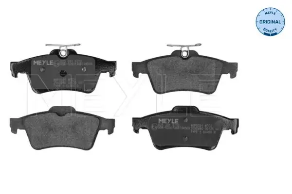 REAR BRAKE PAD - 025 241 3716, 30736610, 30742031, 307420310, 31323501, 31341331, 8683 615, C2C27271 , C2D23143 , C2D48654 , C2P17595 , C2P26112 , C2Z22083