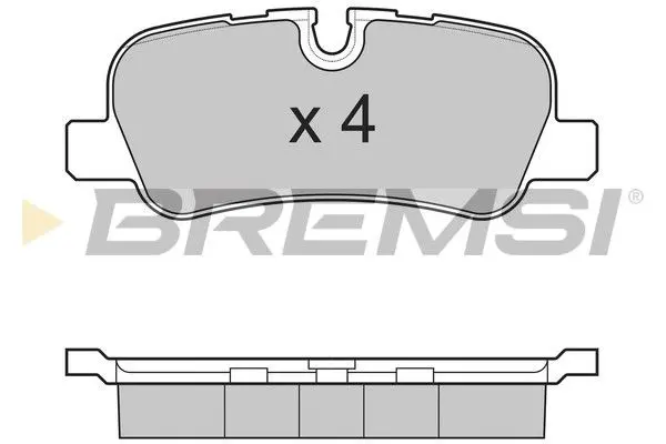 REAR BRAKE PAD - BP3207, LR010664 , LR016808, LR019627, LR021316 , LR032060 , LR032377 , LR032903 , LR055454 , LR055455 , LR139969 , LR134696 , SFP500020 , SFP500021 , SFP500022 , SFP500040 , SFP500140